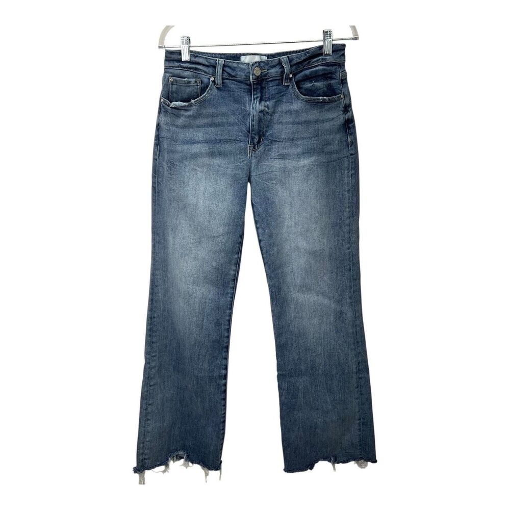Petra 153 Vintage Flare High Rise Jeans sz 9/28 Frayed Hem